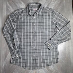 JACHS | New York Gray Plaid Button-Down Shirt